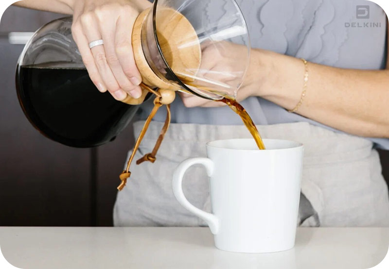 دم کردن قهوه با کمکس