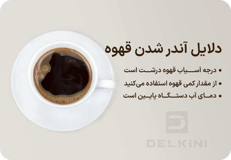 قهوه آندر under extraction coffee چیست؟